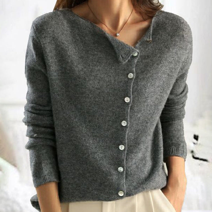 ARIELLE - CHIC BUTTON-UP CARDIGAN