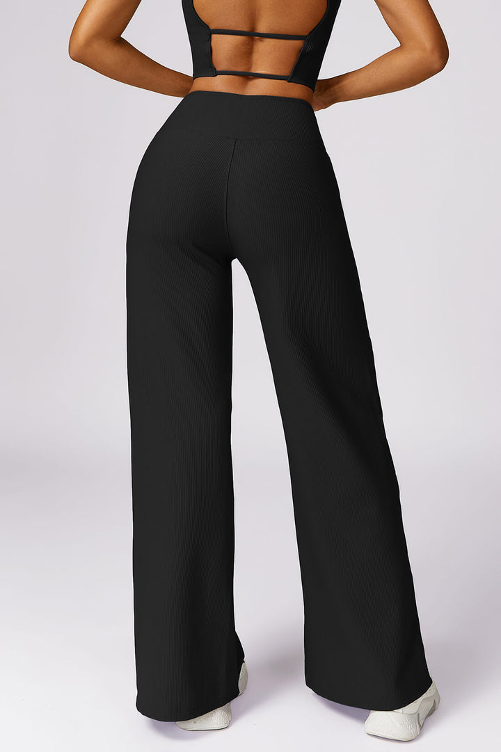 ZenFlex - Ribbed Wide Leg Pant