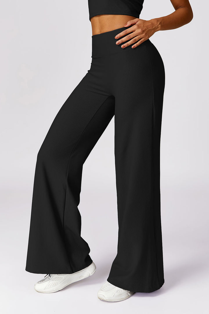 ZenFlex - Ribbed Wide Leg Pant