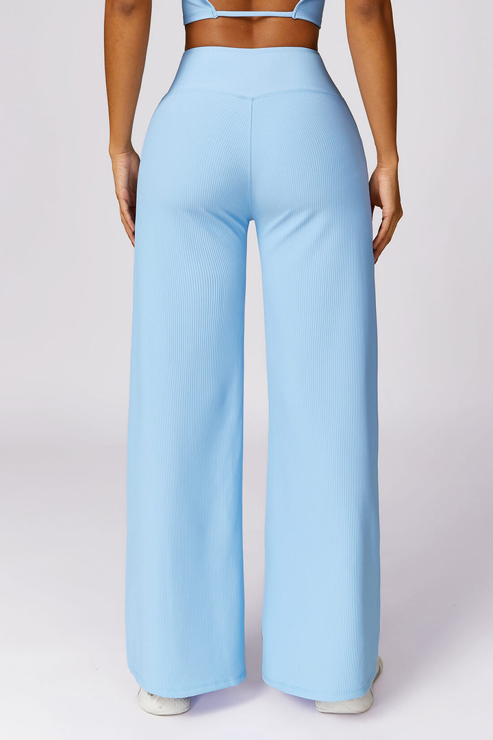 ZenFlex - Ribbed Wide Leg Pant