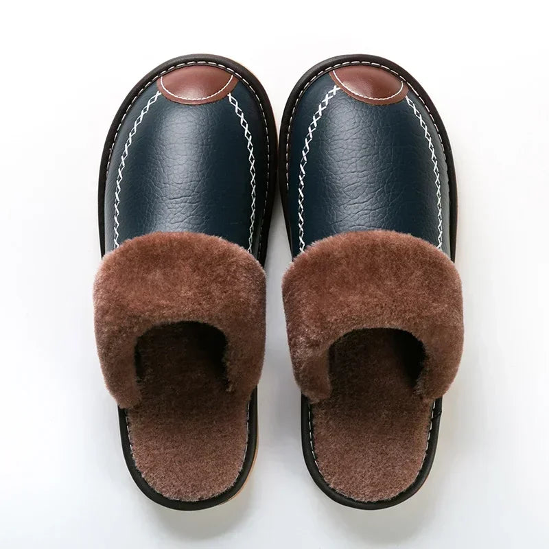 Arctic CozyPlus - Winter Leather Slippers