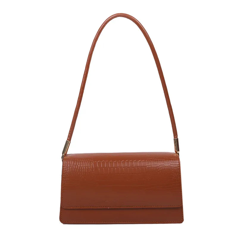 LuxeBlend Baguette Shoulder Bag