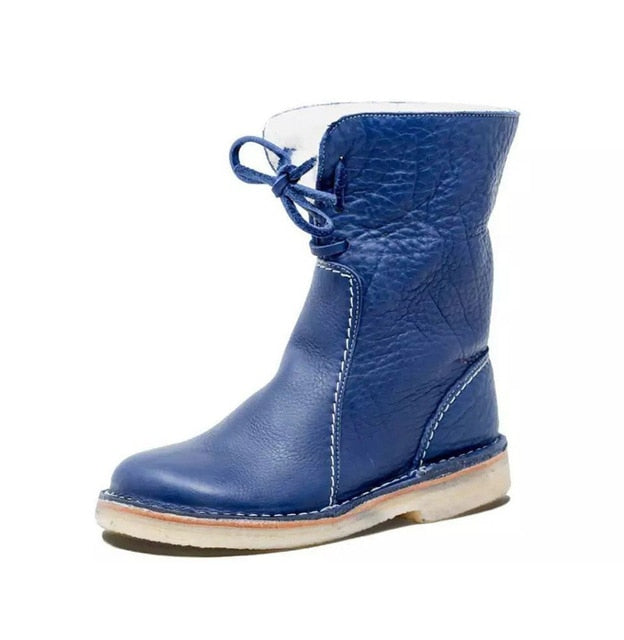 Leah - Waterproof Winter Leather Boots