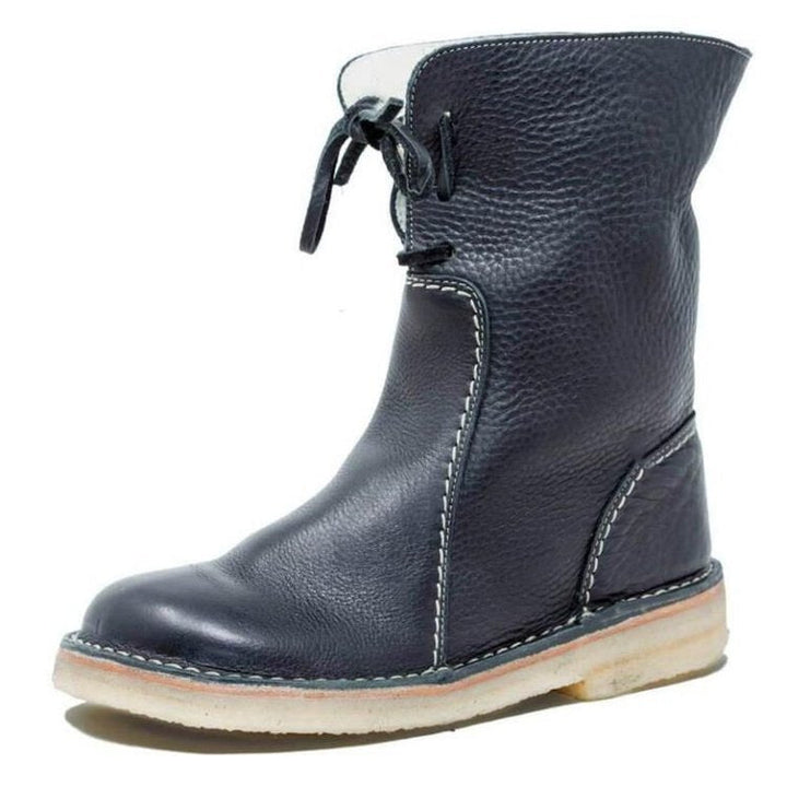 Leah - Waterproof Winter Leather Boots
