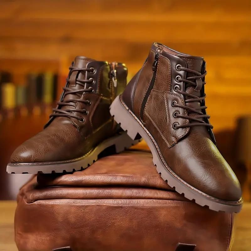 ERIK FUNCTIONAL LEATHER BOOTS